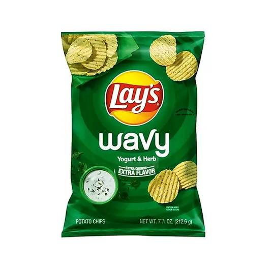 Lay's Wavy Yogurt & Herb Extra Crunch Extra Flavor 70