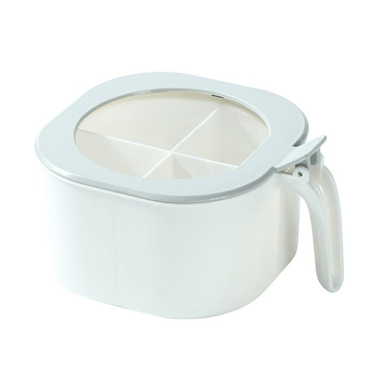 4 Partition Spices Box For Kitchen - Lahore Basket