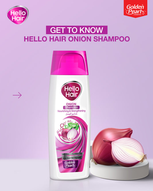 Golden Pearl Hello Hair Onion 360 Ml