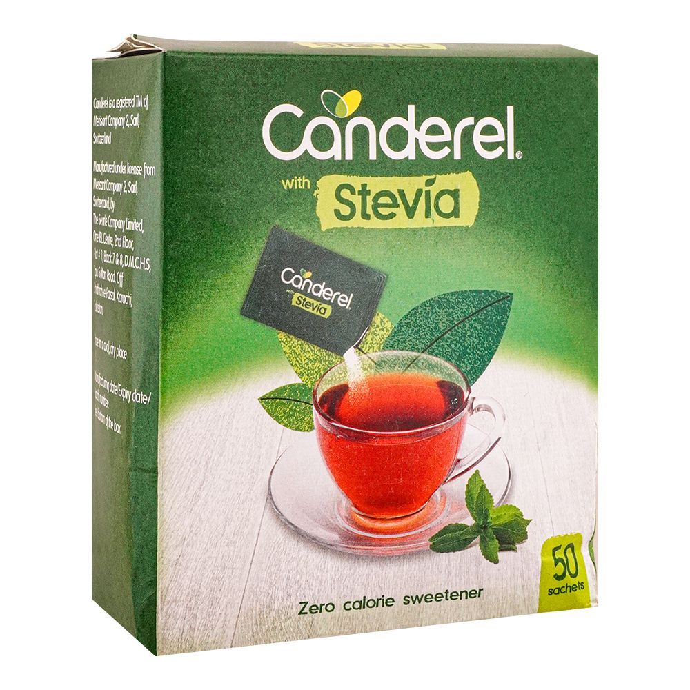 Canderel Stevia Zero Calories Sweetener Sachets 50 Pack Lahore Basket