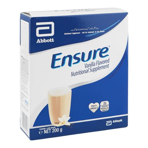 Ensure Nutrivigor Nutritional Supplement Powder, Vanilla Flavor 200 g
