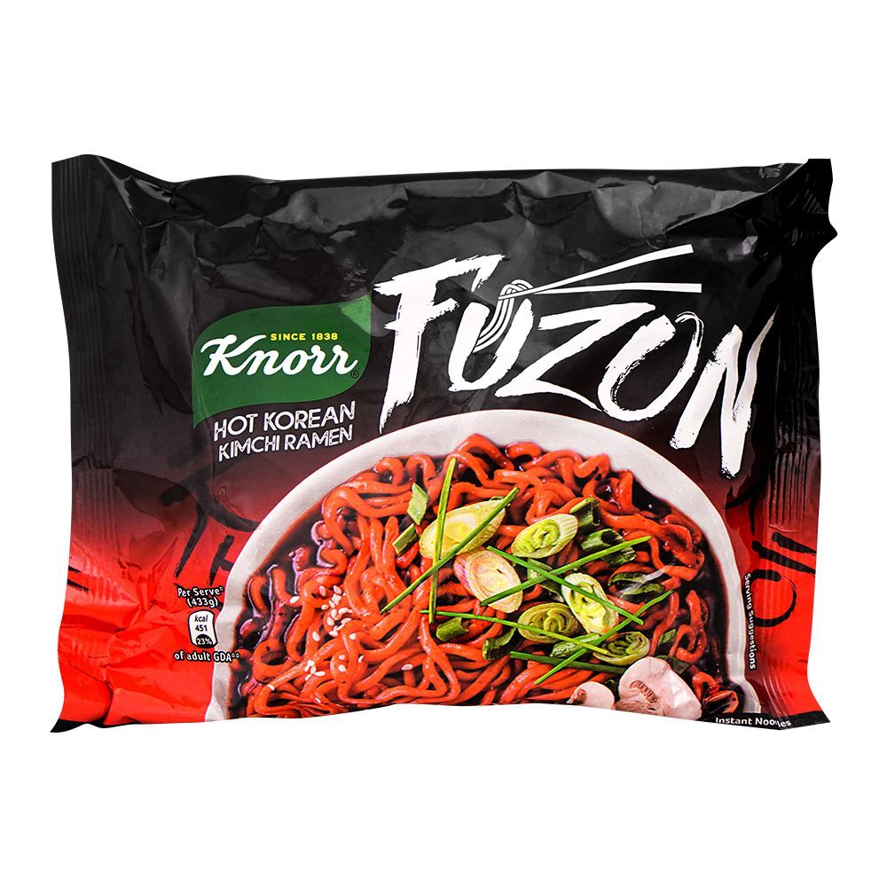 Knorr Fuzon Hot Korean Kimchi Ramen Noodles 133 gm Lahore Basket