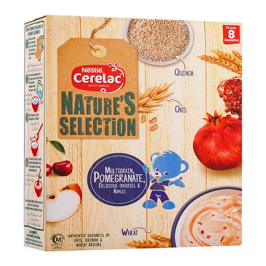 Nestle Cerelac Multigrain, Pomegranate, Cherries & Apples, 175 gm