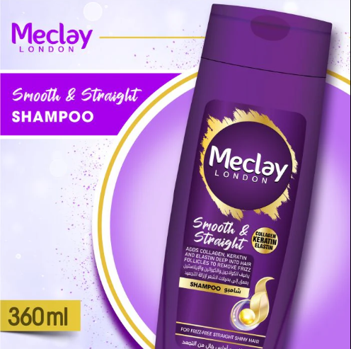 Meclay London Smooth & Straight Shampoo 360 ml
