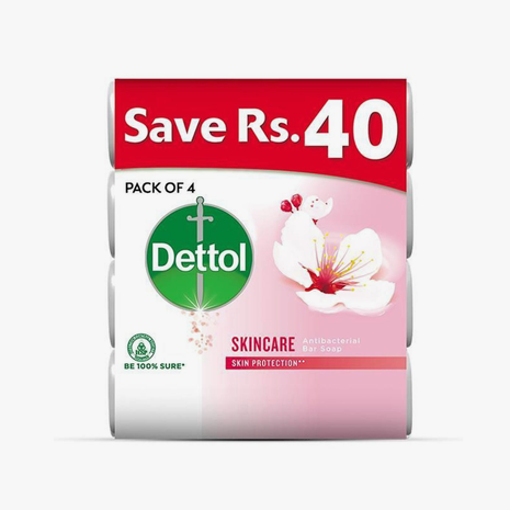 Dettol Skin Care Soap Pack of 4110 gm