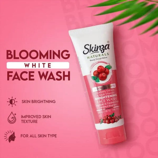 Skinza Blooming White Whitening Face Wash 100ml