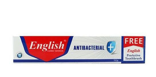 English Anti-Bacterial Toothpaste 70 gm