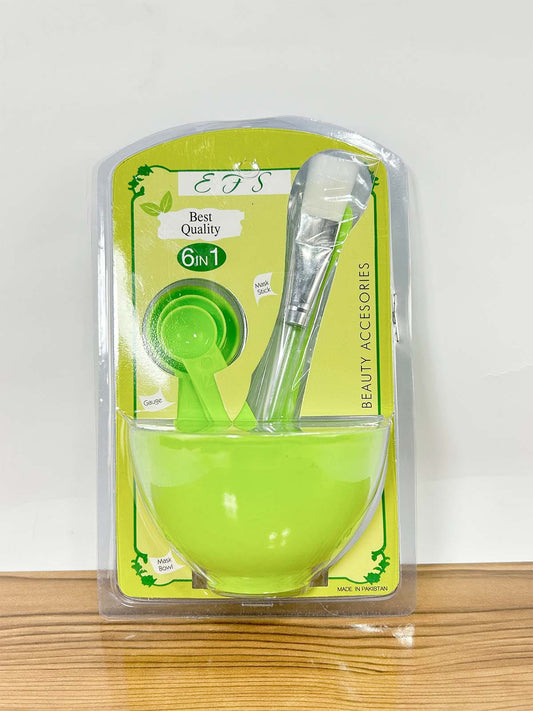 EFS 6-in-1 DIY Facial Mask Mixing Bowl Set