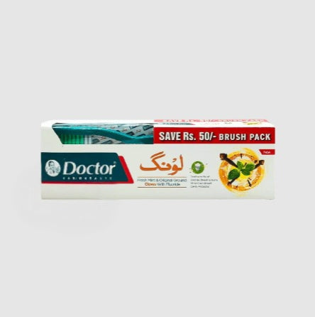 DOCTOR LAUNG TOOTHPASTE WITH BRUSH 140Gm
