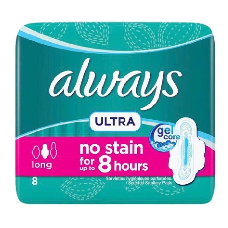Always Ultra Thin Herbal Freshness Long 8 Pads - Lahore Basket