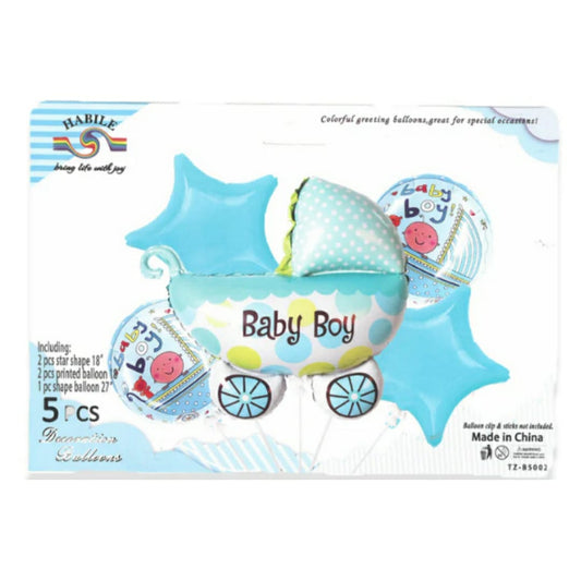 Baby Boy Theme Set (5 Pcs) - Lahore Basket