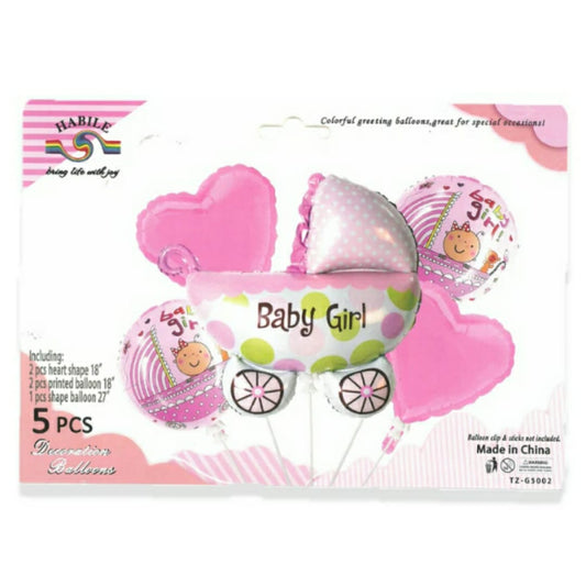 Baby Girl Theme Set (5 Pcs) - Lahore Basket