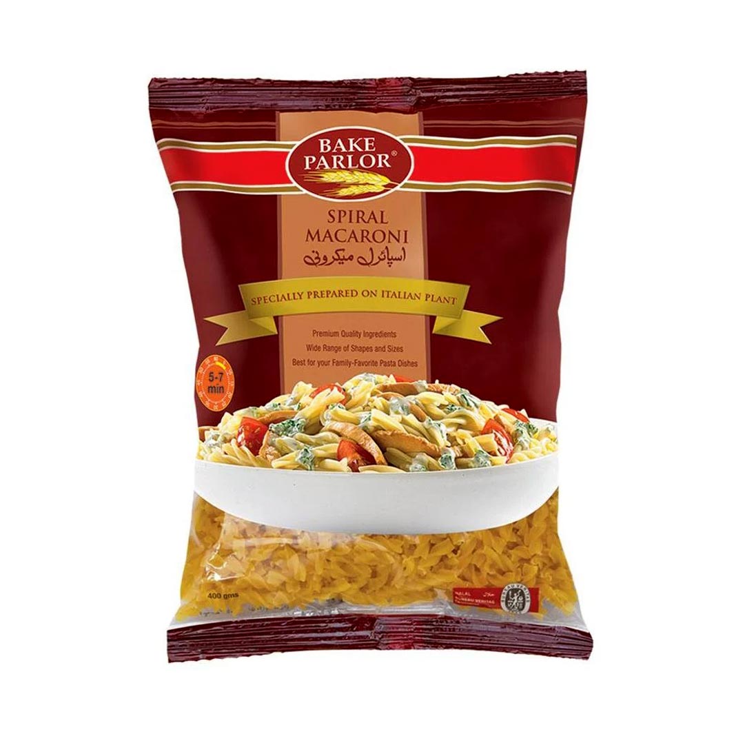 Bake Parlor Spiral Macaroni 400 gm - Lahore Basket