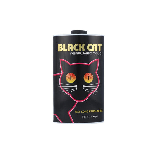 Black Cat Perfumed Talc Day Long Freshness 300 gm - Lahore Basket