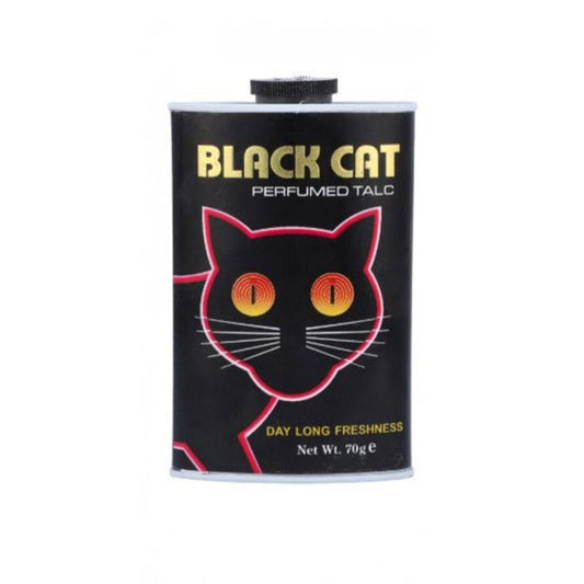 Black Cat Perfumed Talc Day Long Freshness 70 gm - Lahore Basket