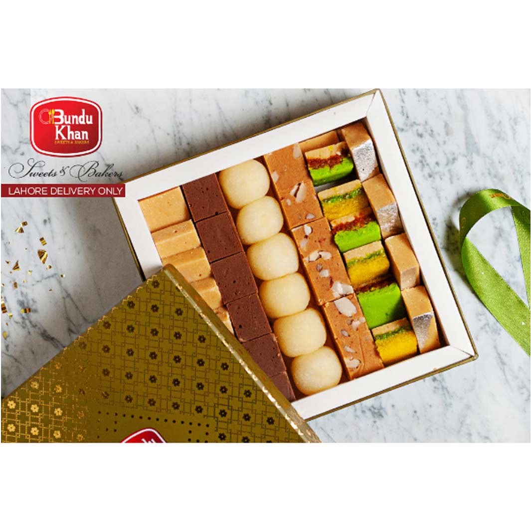 Bundu Khan Mix Sweet (Mithai) 1 Kg - Lahore Basket