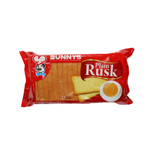 Bunnyβs Rusk Plain 200 gm - Lahore Basket