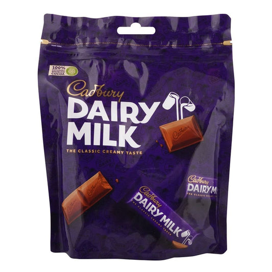 Cadbury Dairy Milk Chocolate 20 Mini Bars Pouch - Lahore Basket