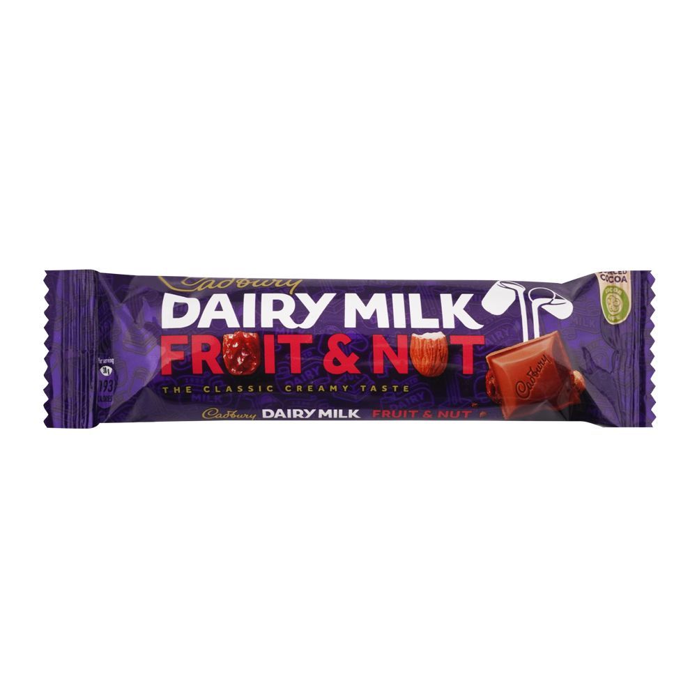 Cadbury Dairy Milk Fruit and Nut 38 gm - Lahore Basket