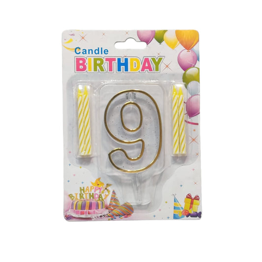 Cake Topper Number Candle - Lahore Basket