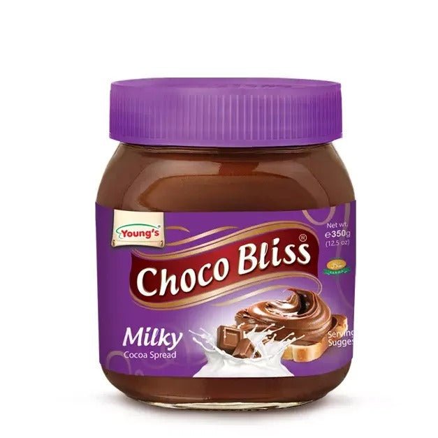 Choco Bliss Milky Chocolate Spread 180 gm Glass Jar - Lahore Basket