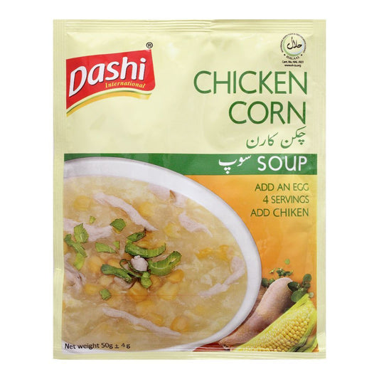 Dashi Chicken Corn Soup 50 gm - Lahore Basket