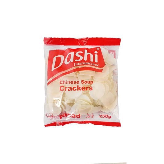 Dashi Crackers Papad White 250 gm - Lahore Basket