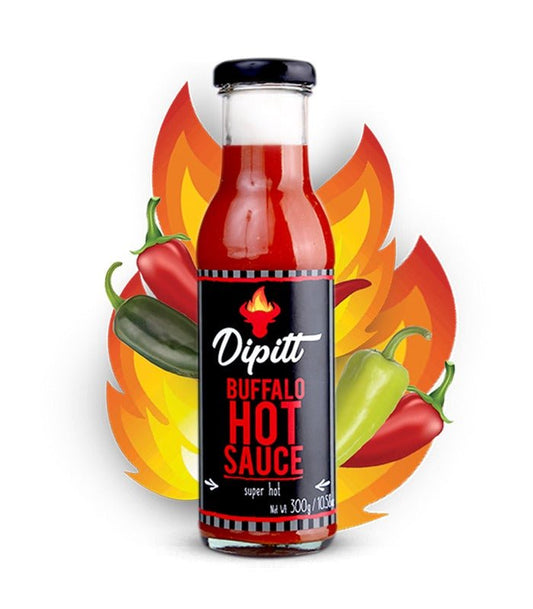 Dipitt Buffalo Hot Sauce 300 gm - Lahore Basket