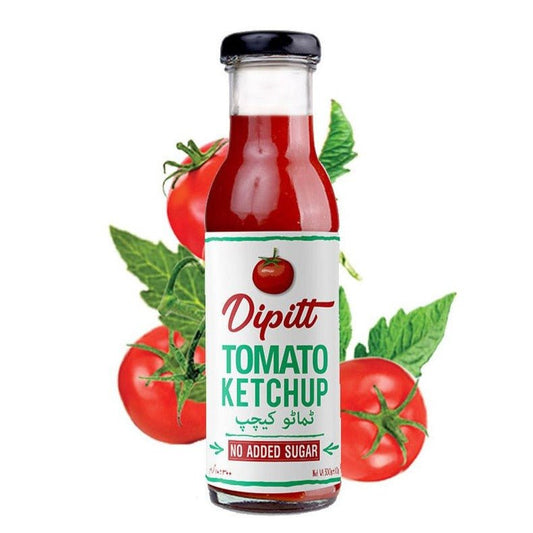 Dipitt Tomato Ketchup No Added Sugar 300 gm - Lahore Basket