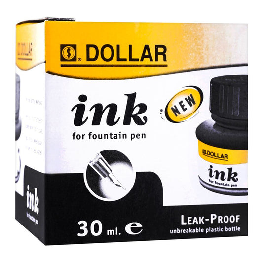 Dollar Fountain Pen Ink Black 60 ml - Lahore Basket