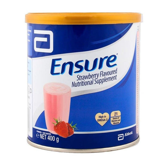 Ensure Nutritional Supplement Powder, Strawberry Flavor 400 gm - Lahore Basket