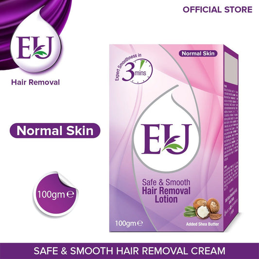 EU Safe & Smooth Normal Skin Hair Removal Lotion 100 gm - Lahore Basket