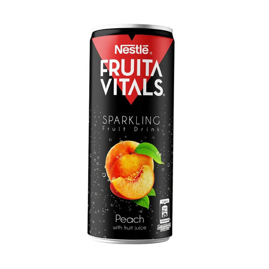 Fruita Vitals Sparkling Peach Can Juice 250 ml - Lahore Basket