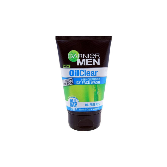 Garnier Men Oil Clear Deep Cleansing Face Wash 100 gm - Lahore Basket