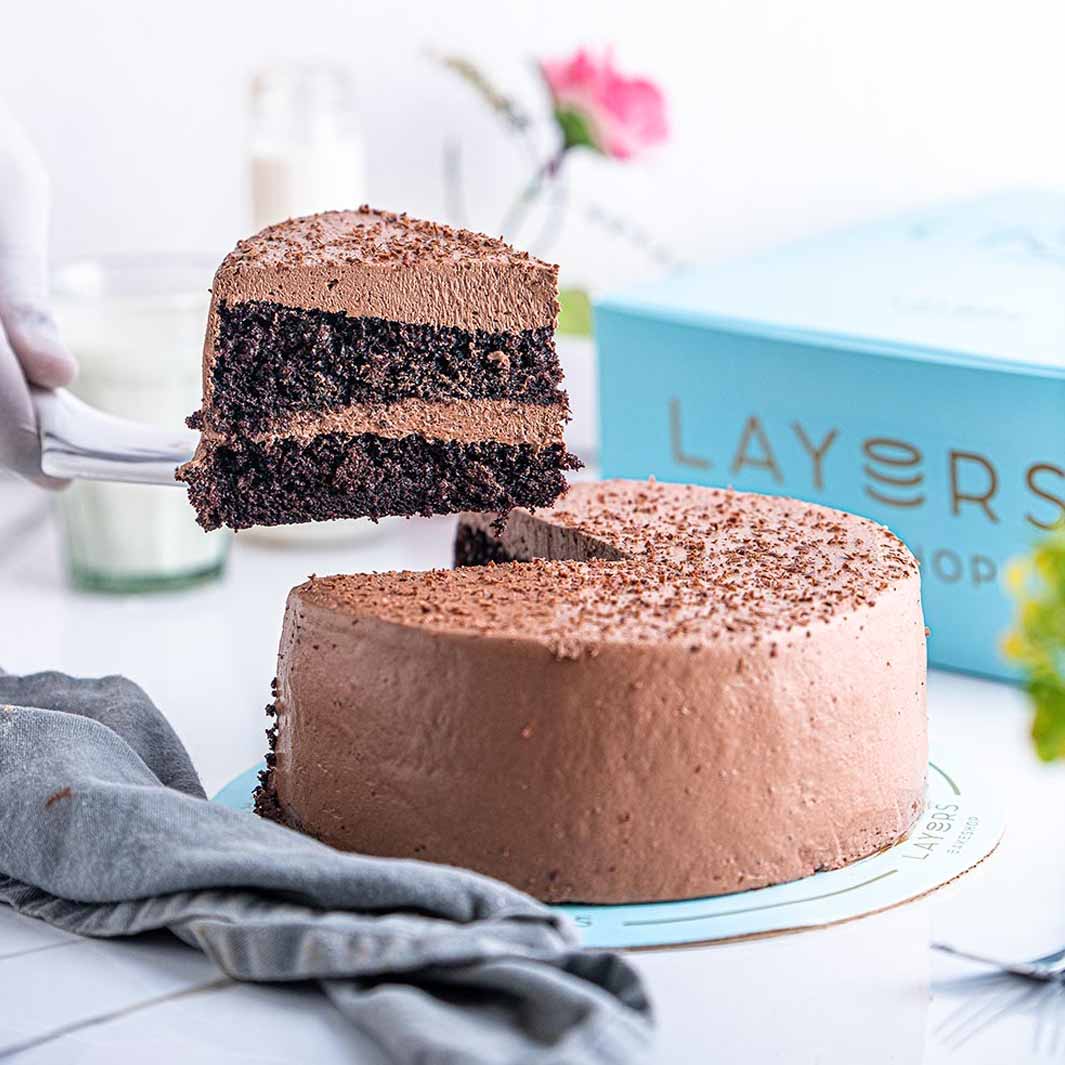 German Fudge Cake 2.5 LBS - Lahore Basket