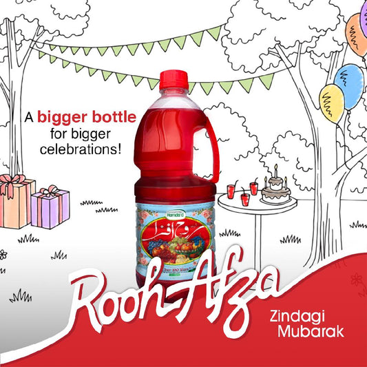 Hamdard Rooh Afza Sharbat 3000 ml - Lahore Basket