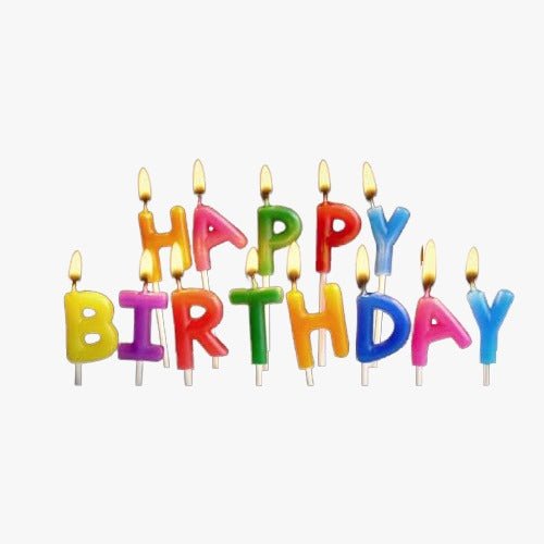 Happy Birthday Candles - Lahore Basket