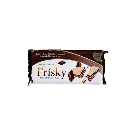 Innovative Frisky Chocolate Cream Wafers 85 gm - Lahore Basket