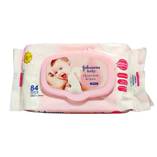 Johnsons Baby Wipes Gentle 84 Pcs (Imported) - Lahore Basket