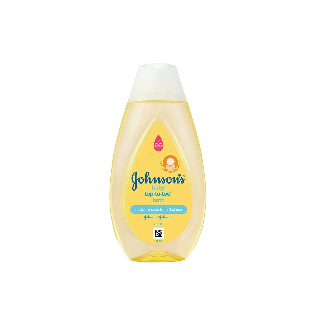 Johnsons Top 2 Toe Hair & Body Baby Bath 200 ml (Imported) - Lahore Basket
