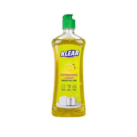 Klear Diswashing Liquid Powered By Real Lemon 500 ml - Lahore Basket