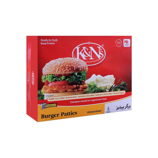 K&N's Chicken Burger Patties 6 Pcs - Lahore Basket
