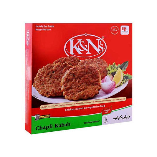 K&N’s Chicken Chapli Kabab 12 - Pcs Economy Pack - Lahore Basket