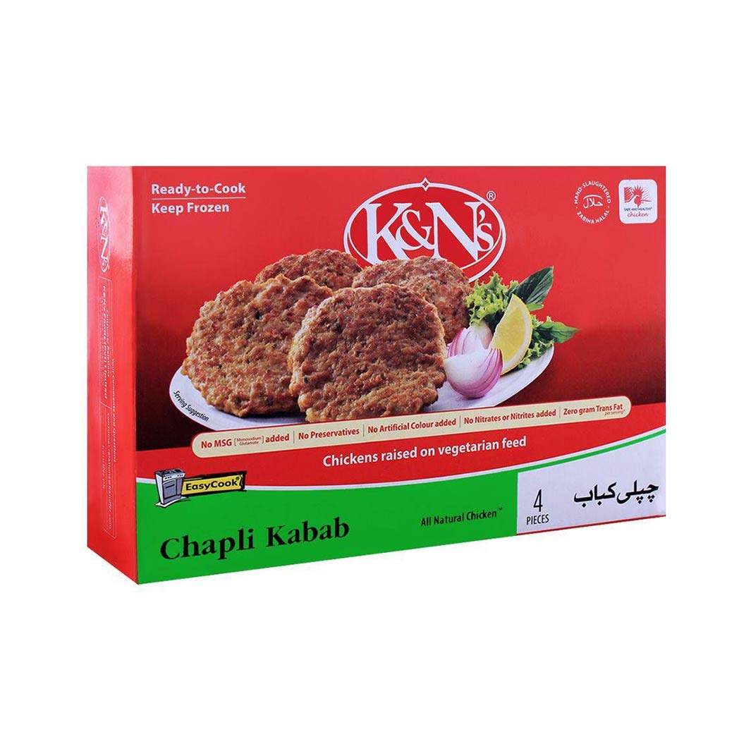 K&N’s Chicken Chapli Kabab 4 - Pcs - Lahore Basket