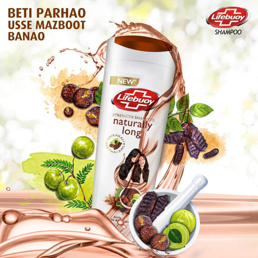 Lifebuoy Naturally Long Shampoo 375 ml - Lahore Basket