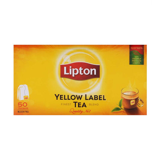 Lipton Yellow Label Black Tea 50 Bags - Lahore Basket