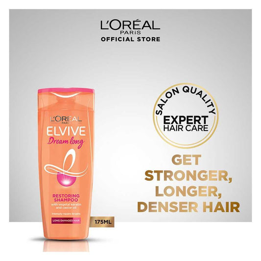 L'Oreal Paris Dream Long Restoring Shampoo, Weakened Long Hair 175 ml - Lahore Basket
