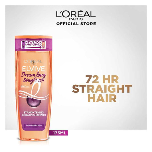 L'Oreal Paris Elvive Dream Long Straight Straightening Keratin Shampoo 175 ml - Lahore Basket