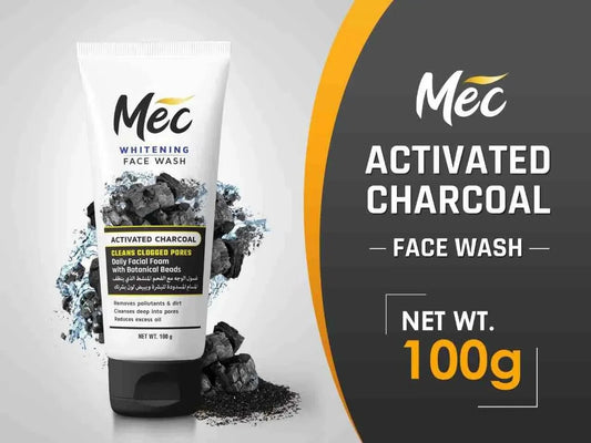 MEC Activated Charcoal Cleansing Face Wash 100 gm - Lahore Basket