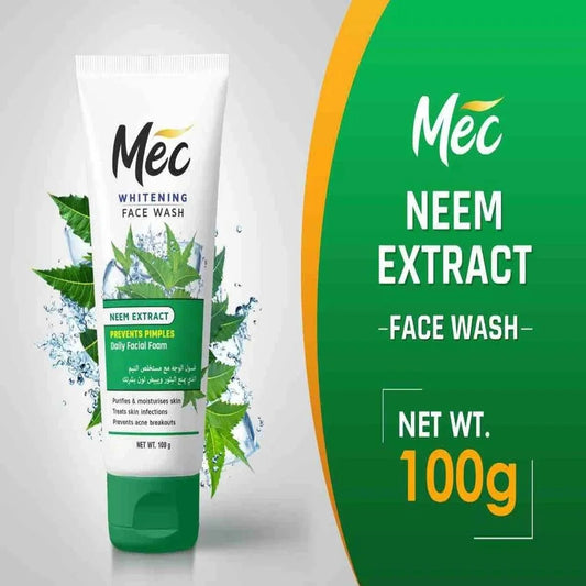 MEC Neem Extract Whitening Face Wash 100 gm - Lahore Basket